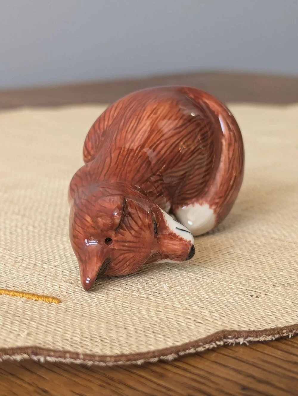 Quail Ceramics Fox Salt Shaker Replacement Only - Anthropologie Woodland Friends
